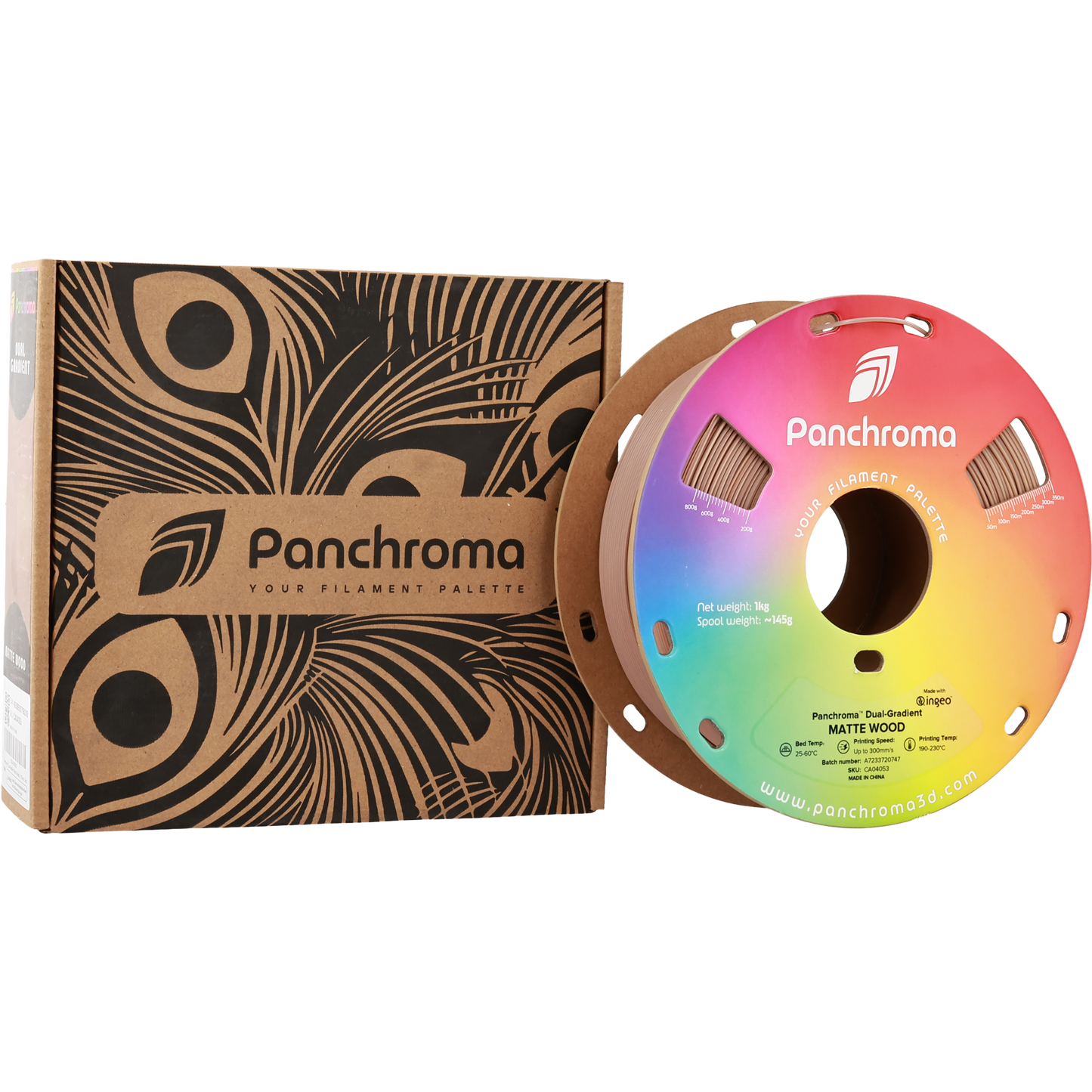 Polymaker Panchroma PLA Dual-Gradient Matte Wood 1.75 mm 1kg