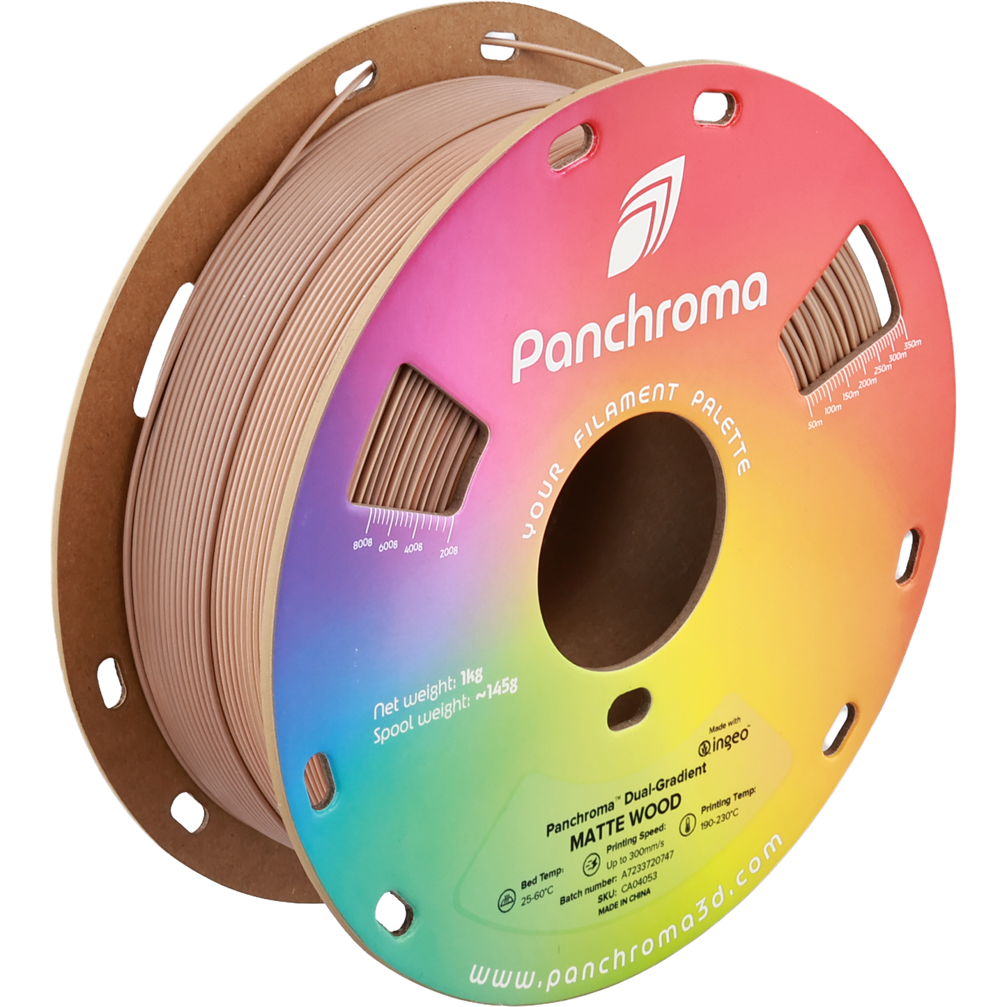 Polymaker Panchroma PLA Dual-Gradient Matte Wood 1.75 mm 1kg