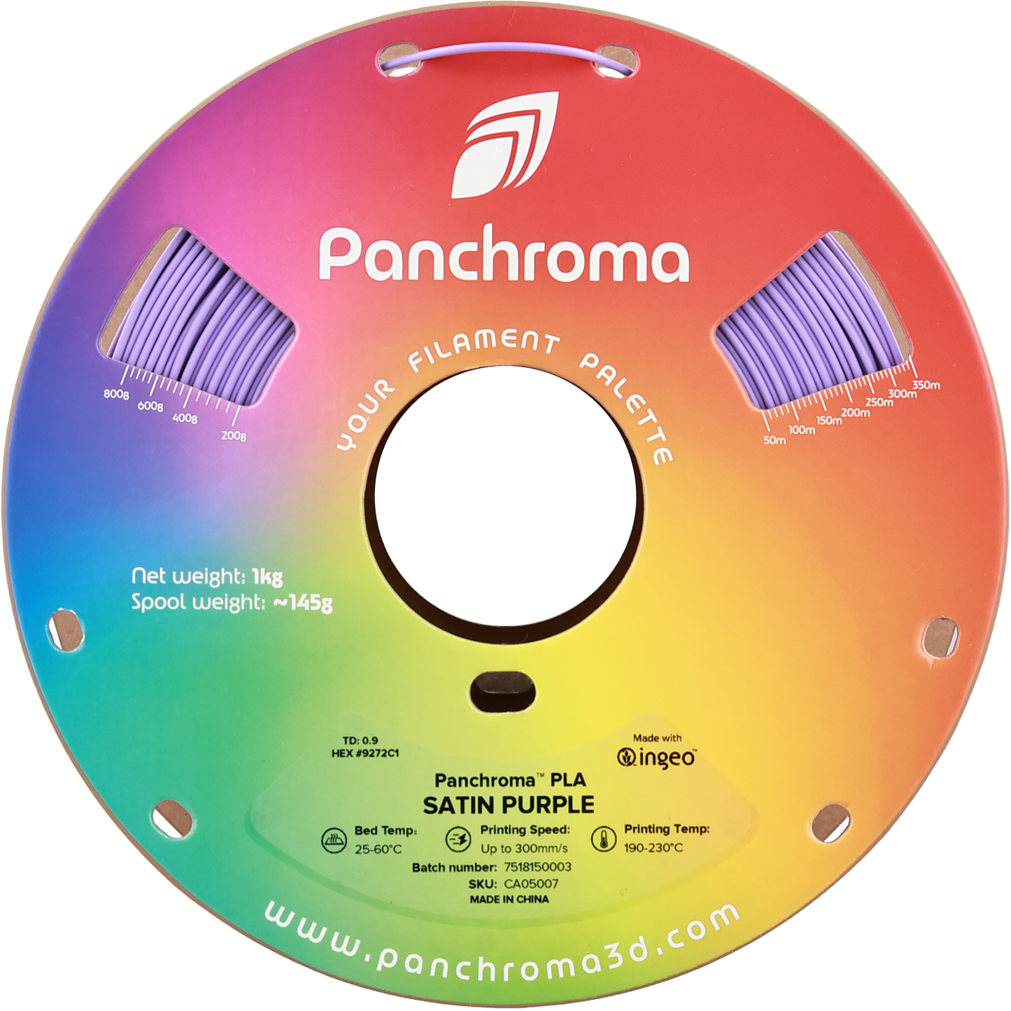 Polymaker Panchroma PLA Satin Purple 1.75 mm 1kg