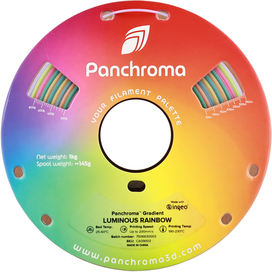 Polymaker Panchroma PLA Gradient Luminous Rainbow 1.75 mm 1kg