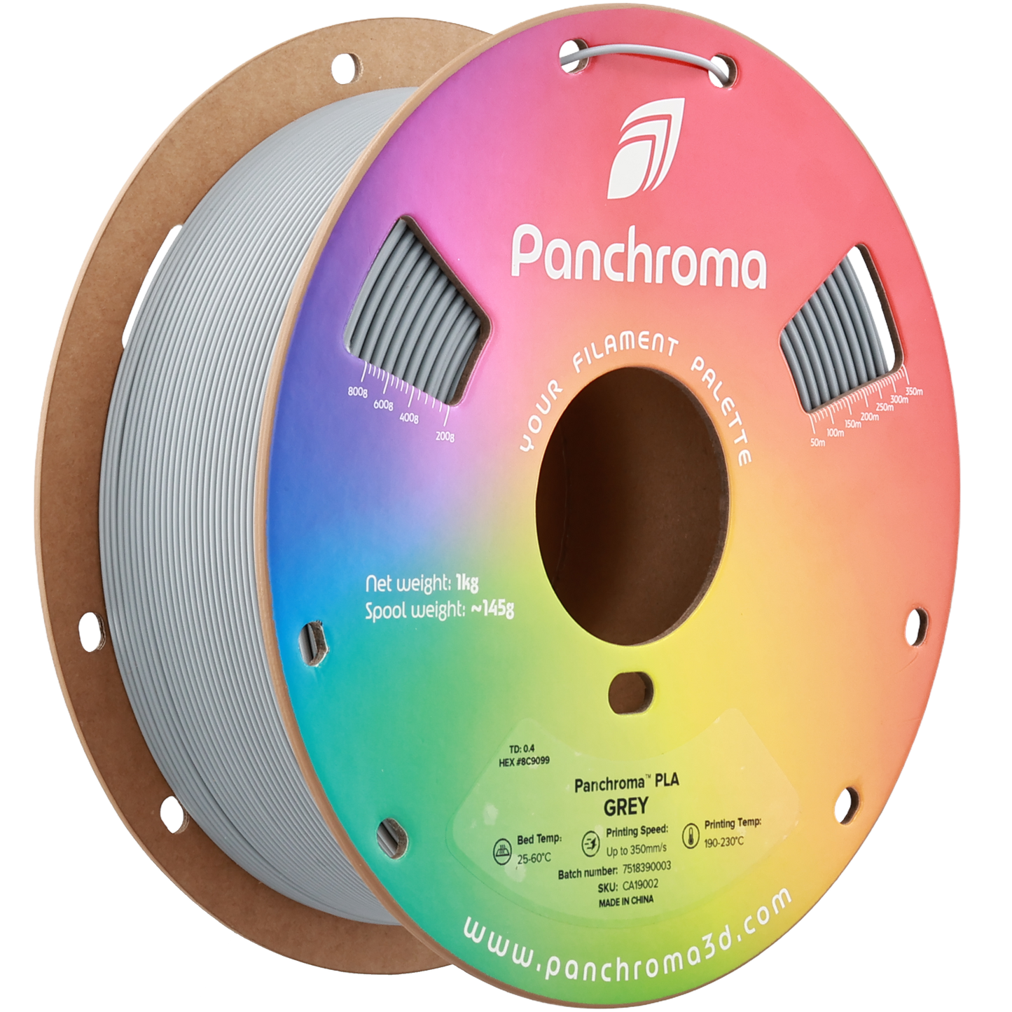 Polymaker Panchroma PLA Grey 1.75 mm 1kg