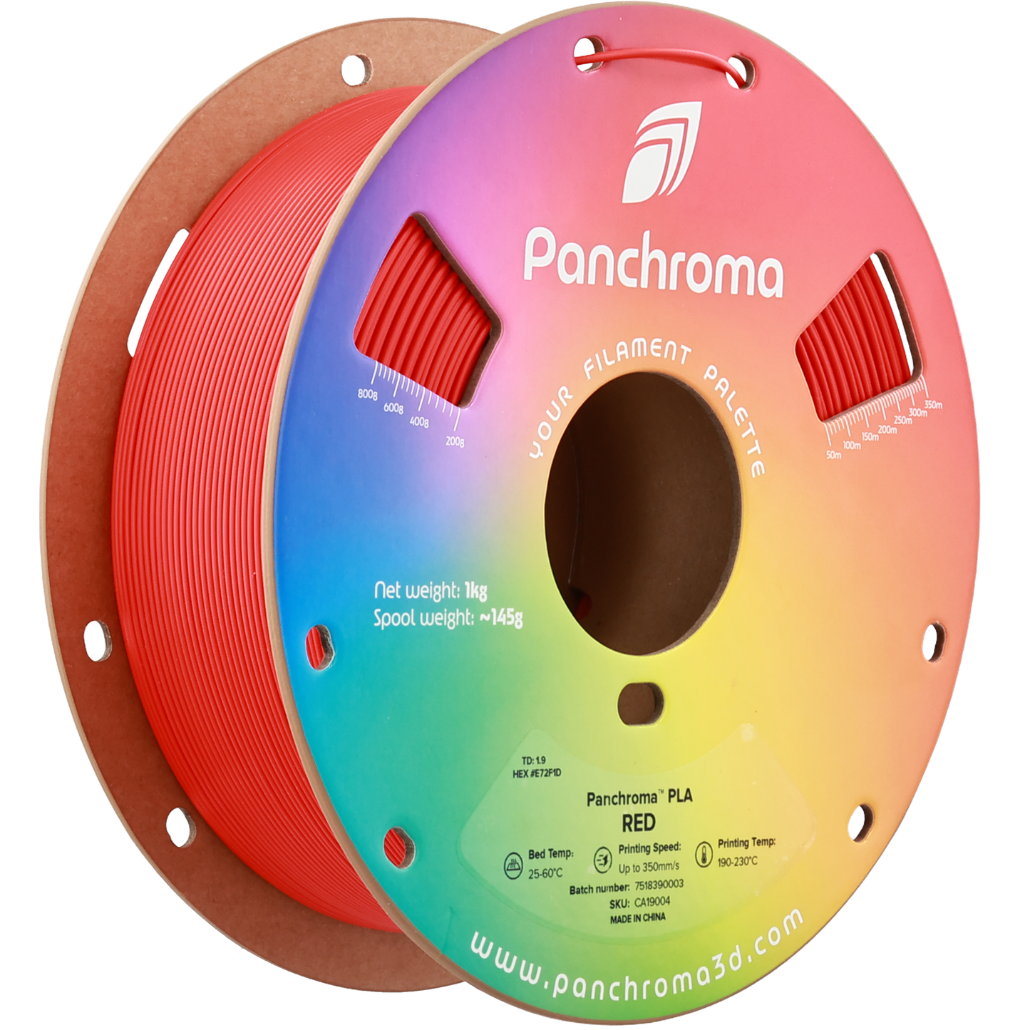 Polymaker Panchroma PLA Red 1.75 mm 1kg