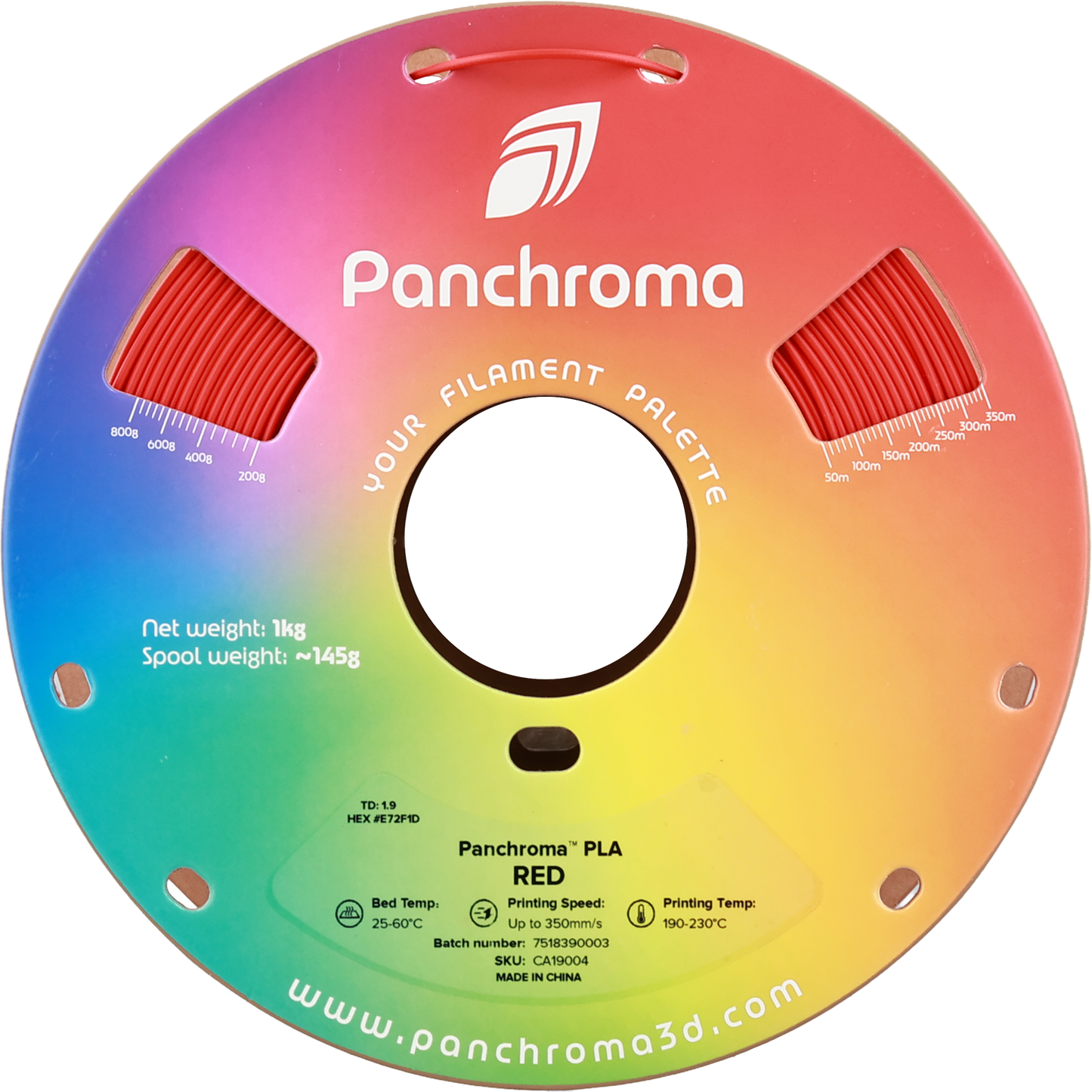Polymaker Panchroma PLA Red 1.75 mm 1kg