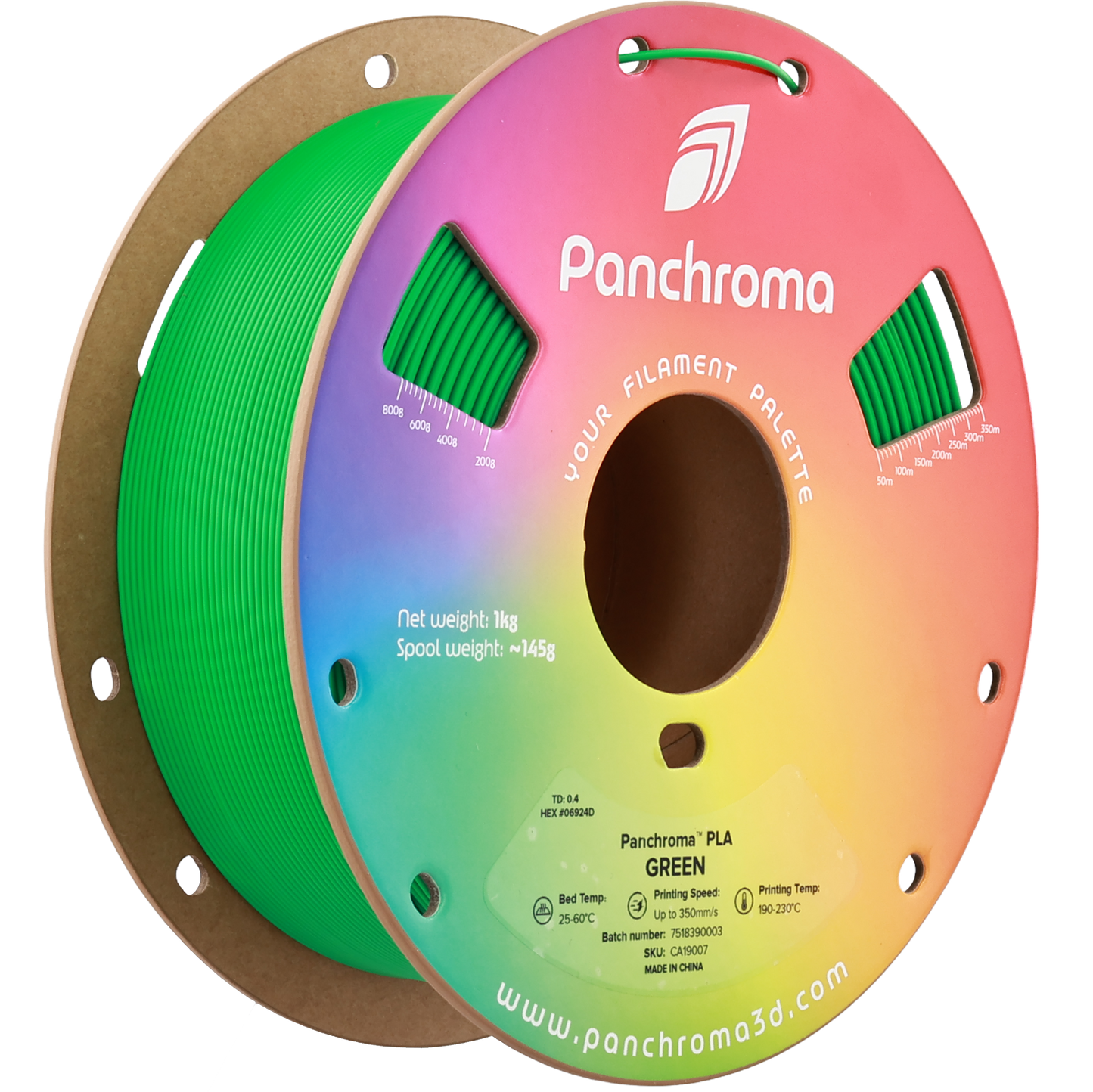 Polymaker Panchroma PLA Green 1.75 mm 1kg