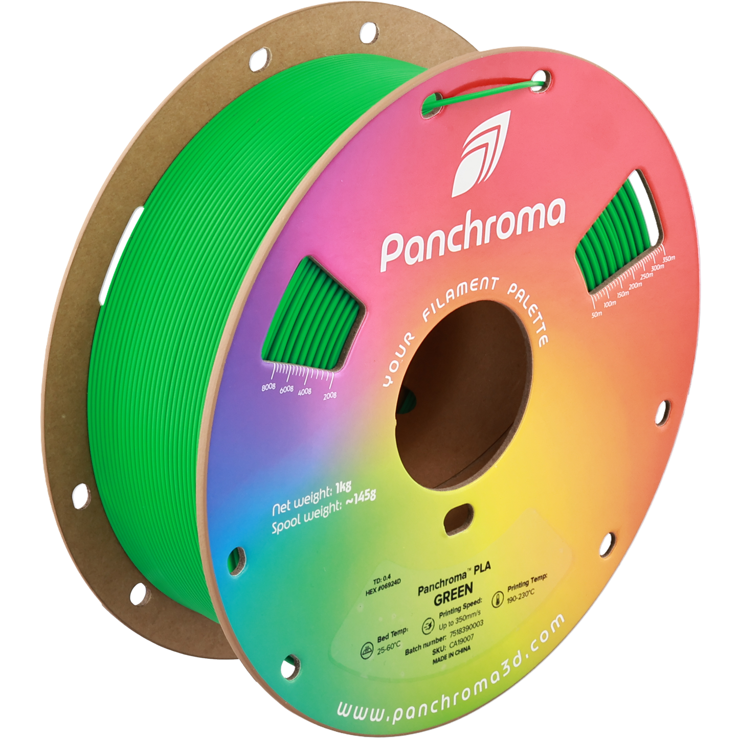 Polymaker Panchroma PLA Green 1.75 mm 1kg