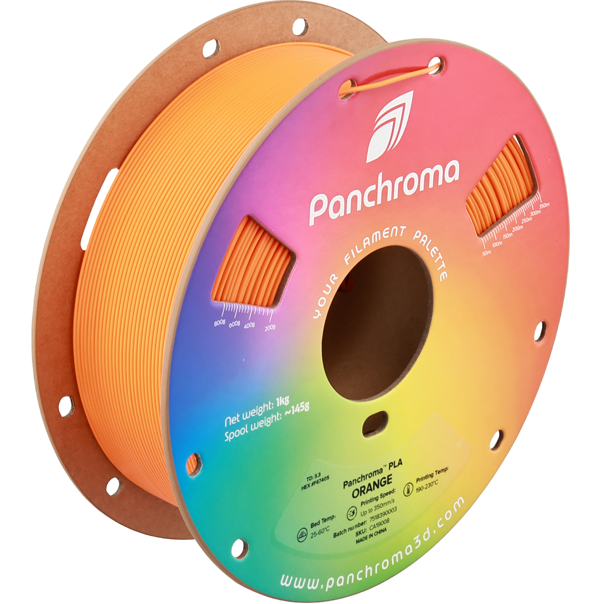 Polymaker Panchroma PLA Orange 1.75 mm 1kg