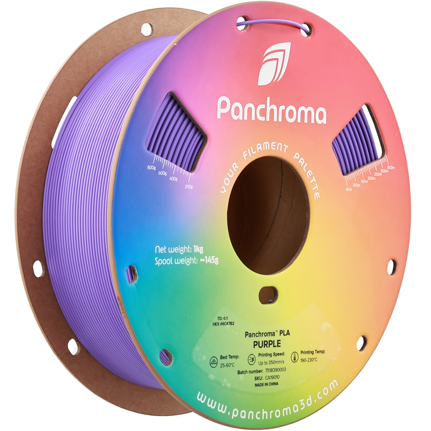 Polymaker Panchroma PLA Purple 1.75 mm 1kg