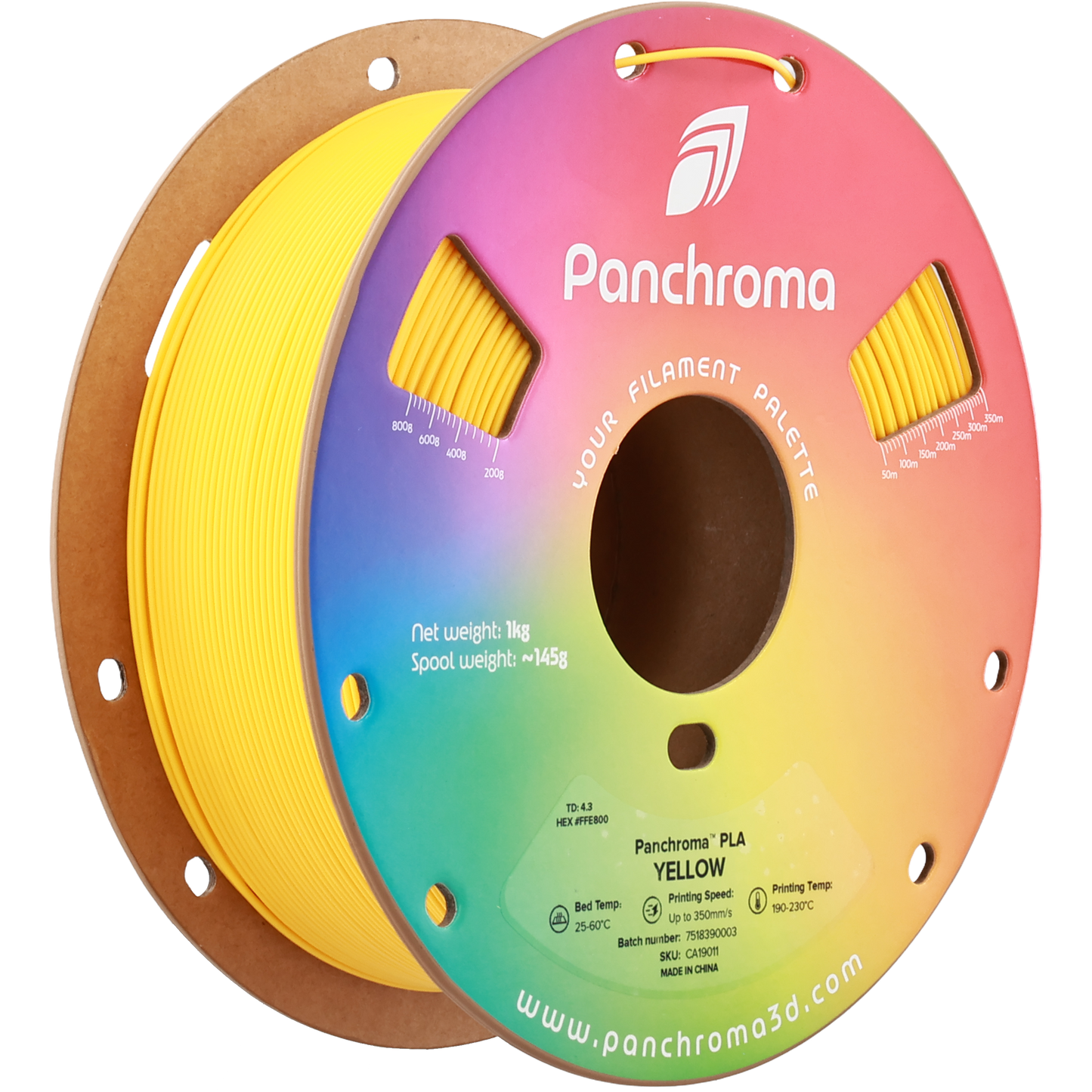Polymaker Panchroma PLA Yellow 1.75 mm 1kg