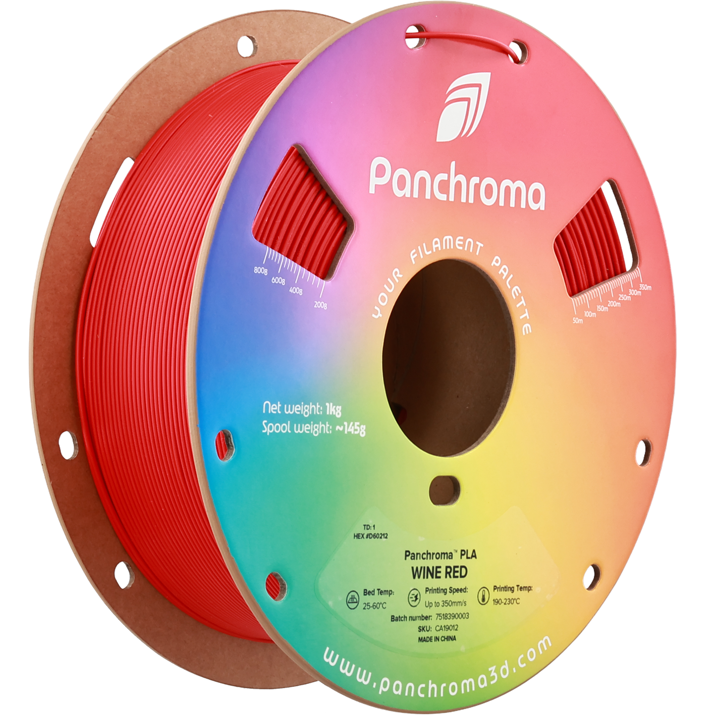 Polymaker Panchroma PLA Wine Red 1.75 mm 1kg