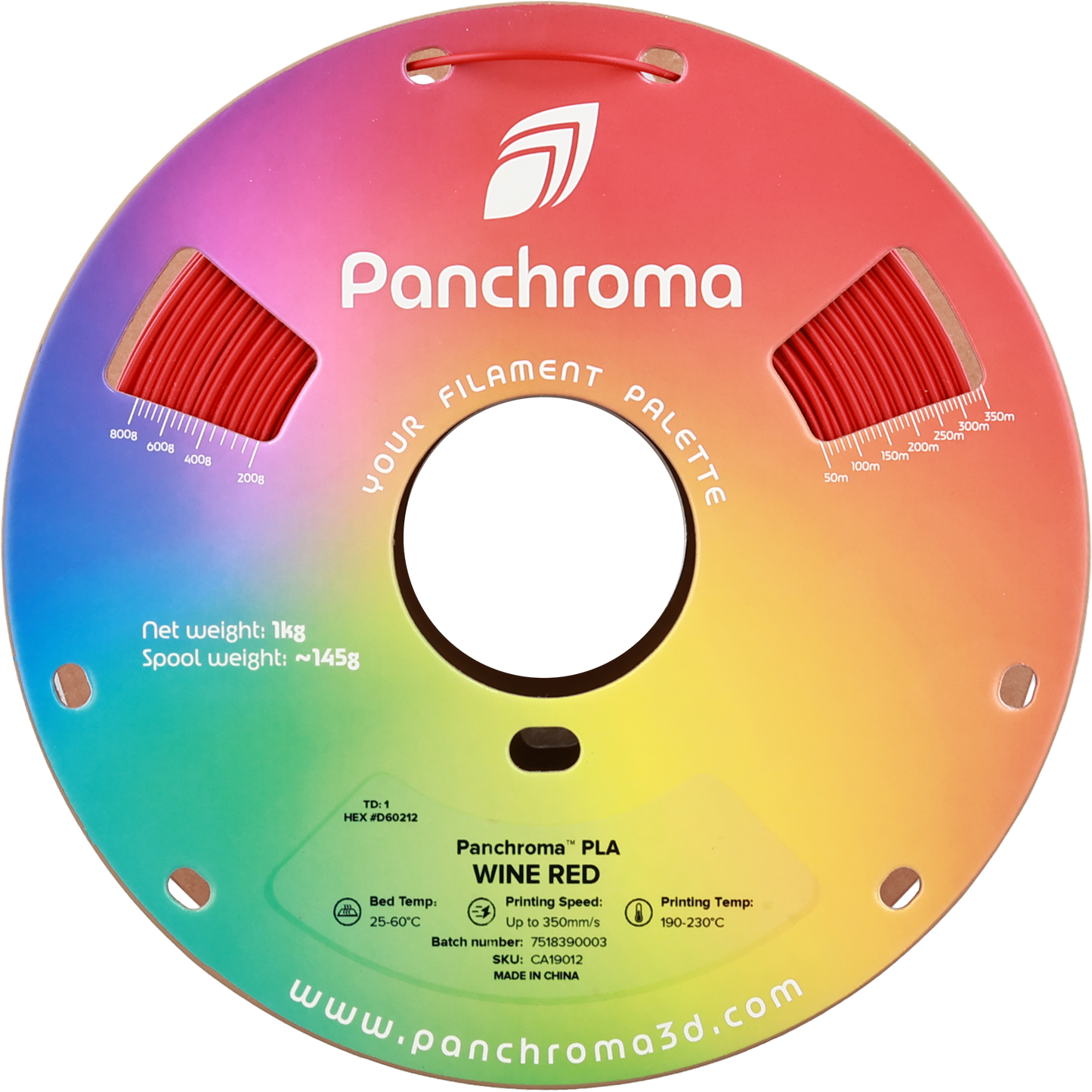 Polymaker Panchroma PLA Wine Red 1.75 mm 1kg