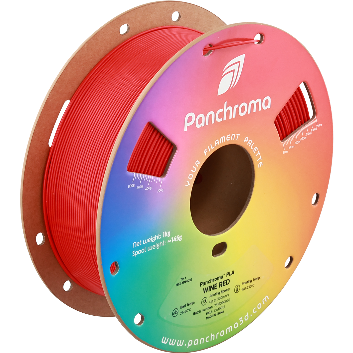 Polymaker Panchroma PLA Wine Red 1.75 mm 1kg