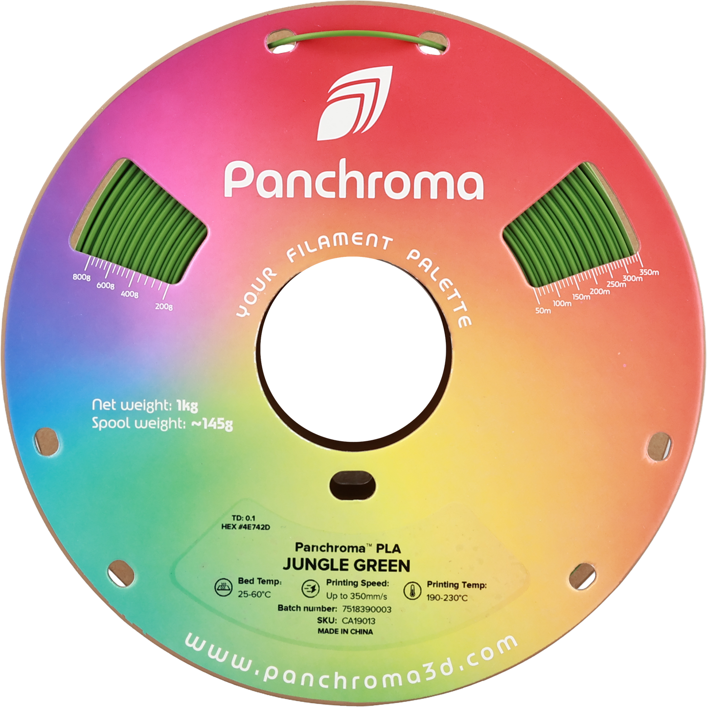 Polymaker Panchroma PLA Jungle Green 1.75 mm 1kg