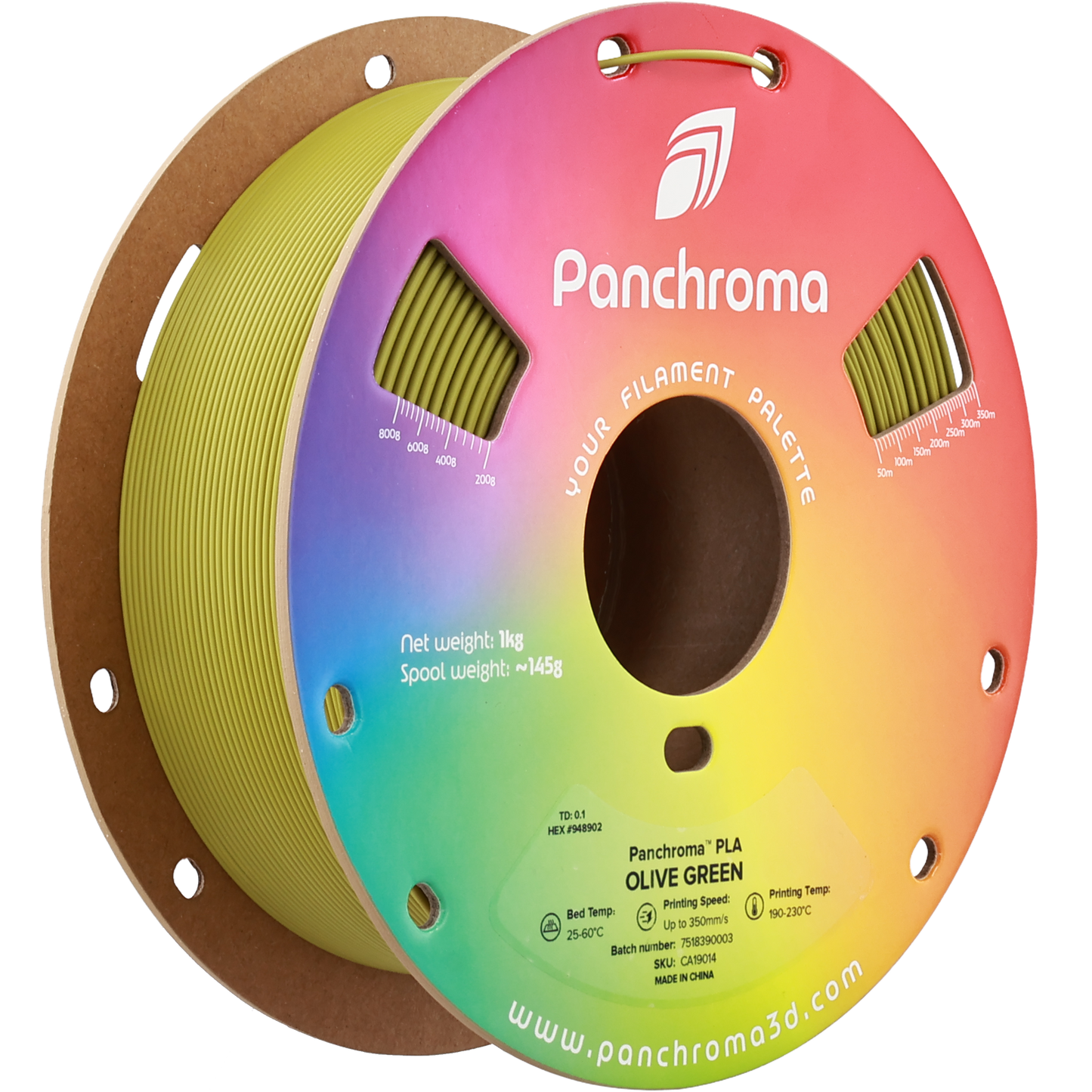 Polymaker Panchroma PLA Olive Green 1.75 mm 1kg