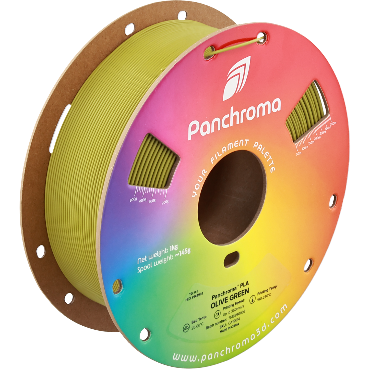 Polymaker Panchroma PLA Olive Green 1.75 mm 1kg
