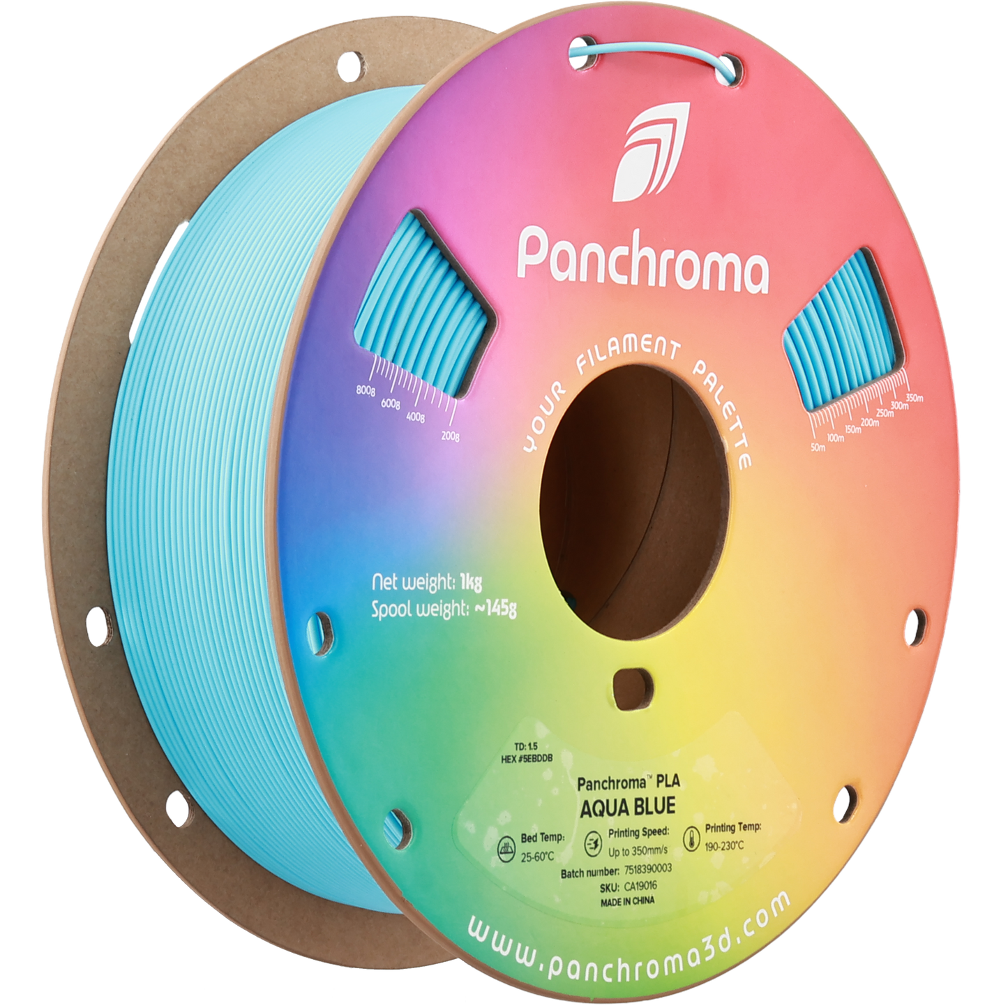 Polymaker Panchroma PLA Aqua Blue 1.75 mm 1kg