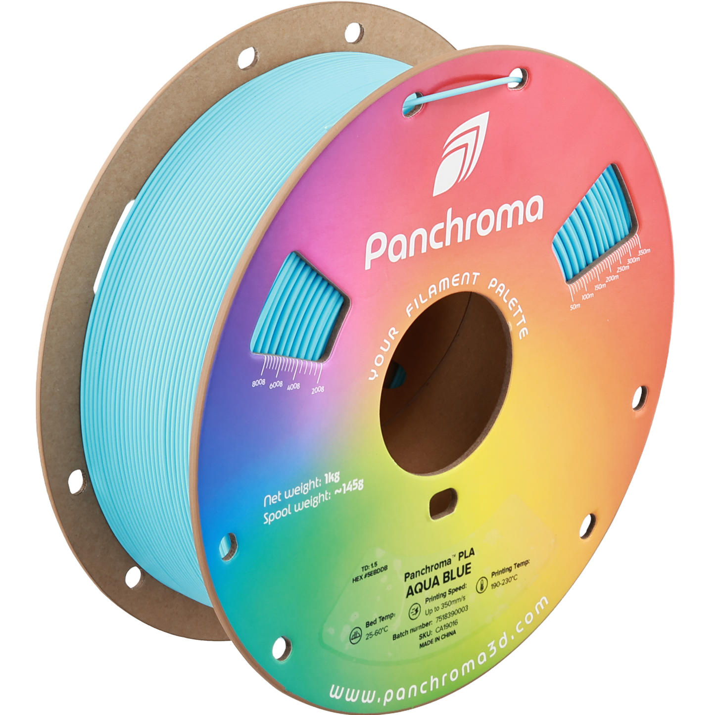 Polymaker Panchroma PLA Aqua Blue 1.75 mm 1kg