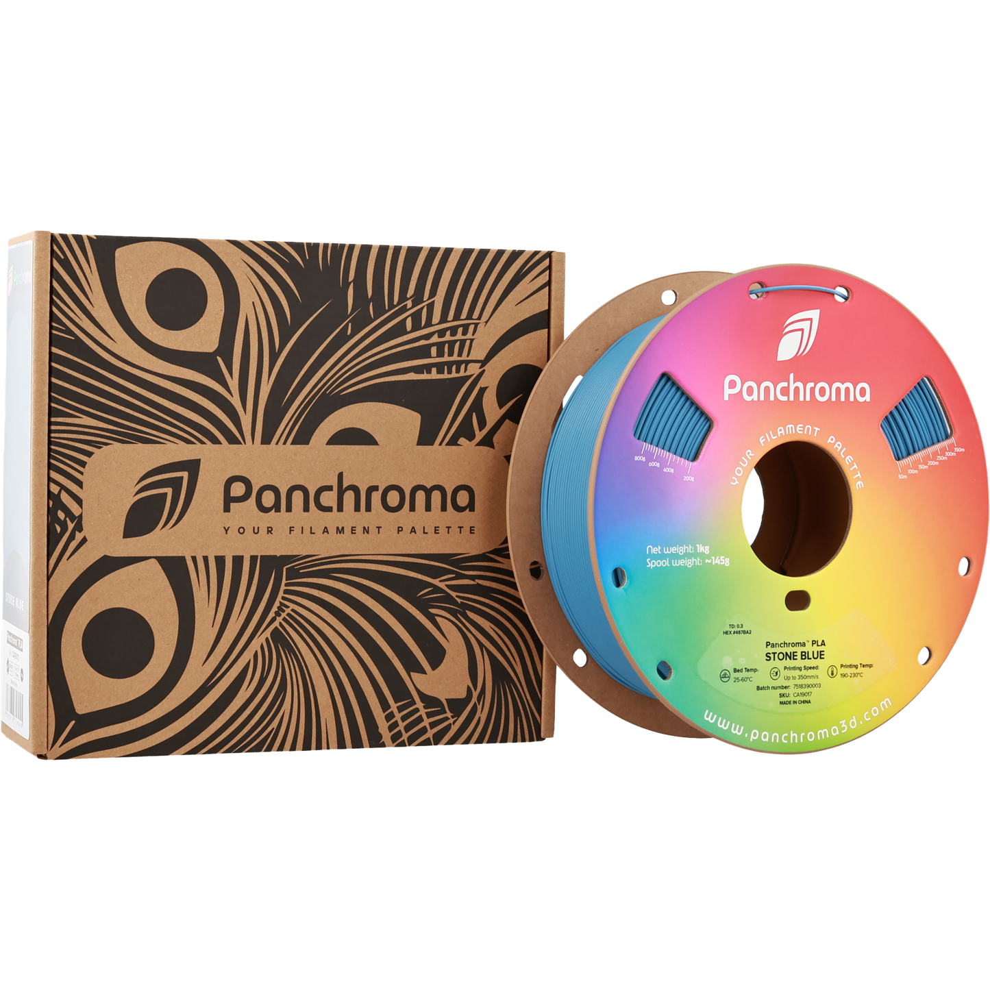 Polymaker Panchroma PLA Stone Blue 1.75 mm 1kg