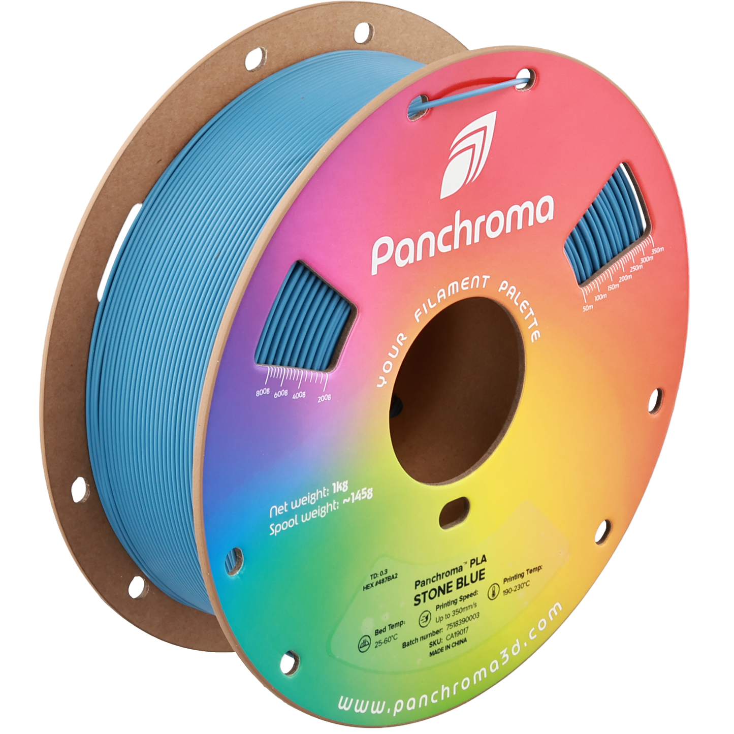 Polymaker Panchroma PLA Stone Blue 1.75 mm 1kg