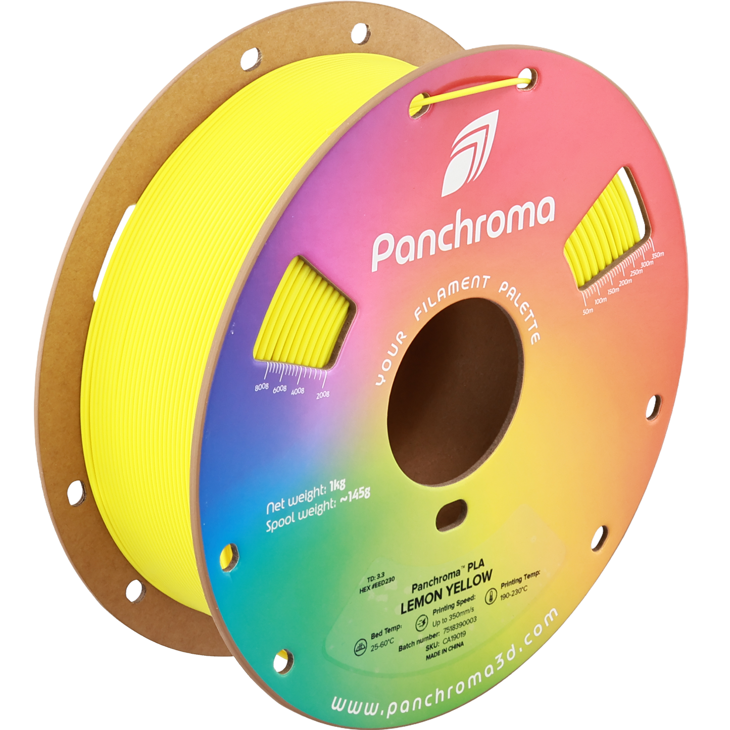 Polymaker Panchroma PLA Lemon Yellow 1.75 mm 1kg