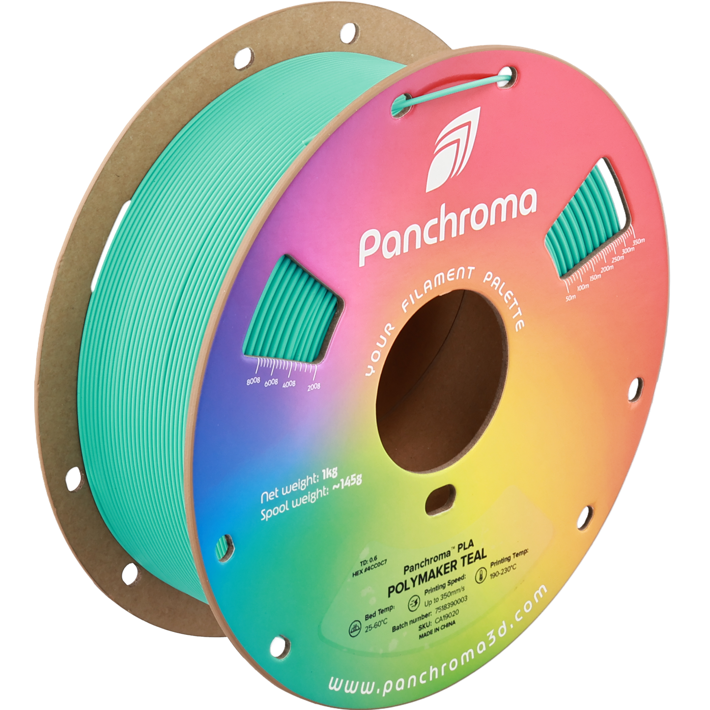 Polymaker Panchroma PLA Teal 1.75 mm 1kg