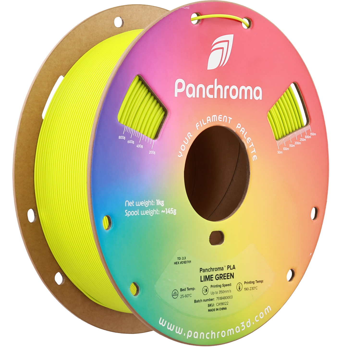 Polymaker Panchroma PLA Lime Green 1.75 mm 1kg