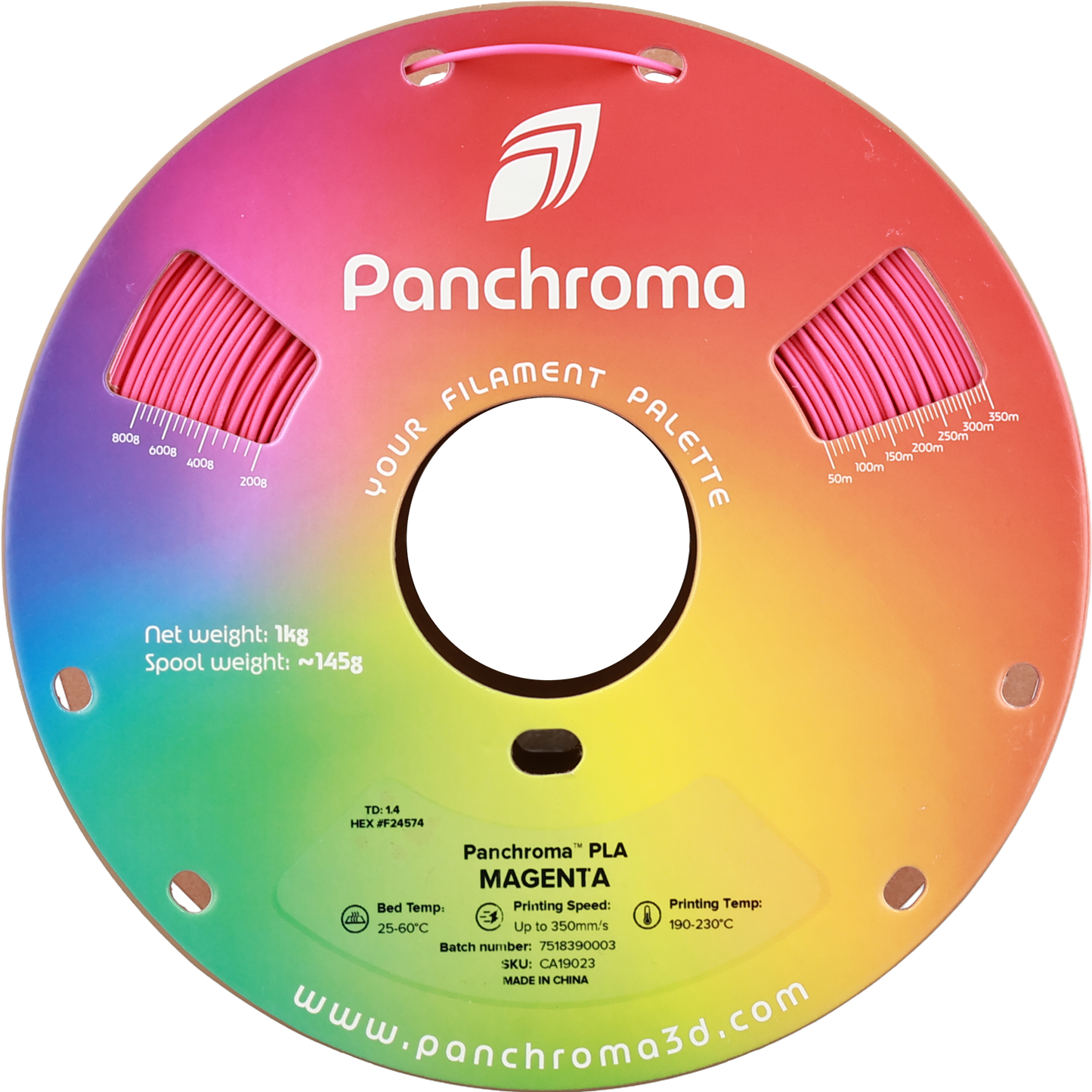 Polymaker Panchroma PLA Magenta 1.75 mm 1kg
