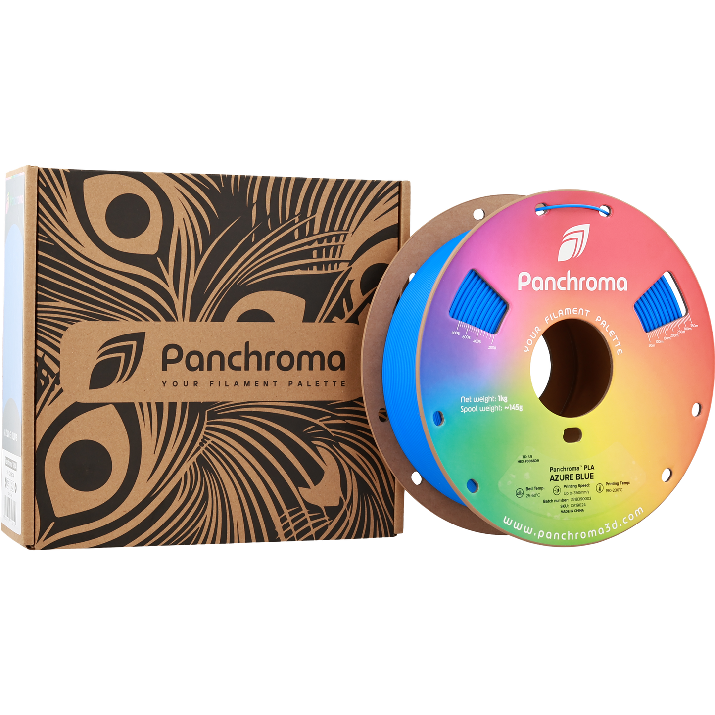 Polymaker Panchroma PLA Azure Blue 1.75 mm 1kg
