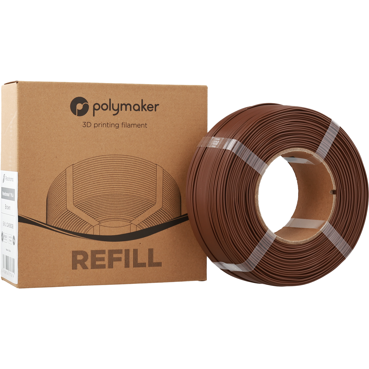 Polymaker Panchroma PLA Brown 1.75 mm 1kg REFILL