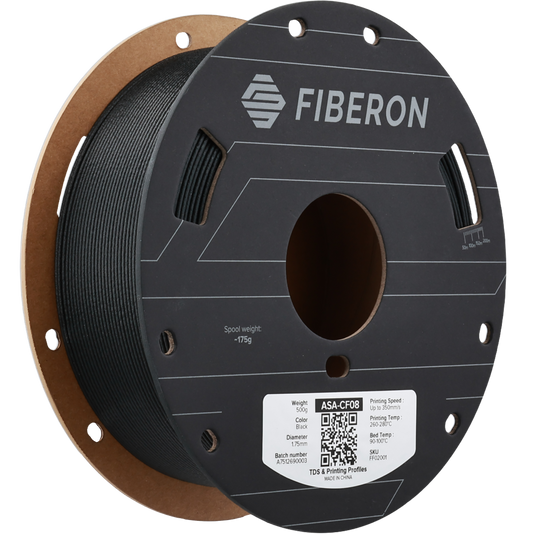 Polymaker Fiberon ASA-CF08 Black 1.75mm 500g