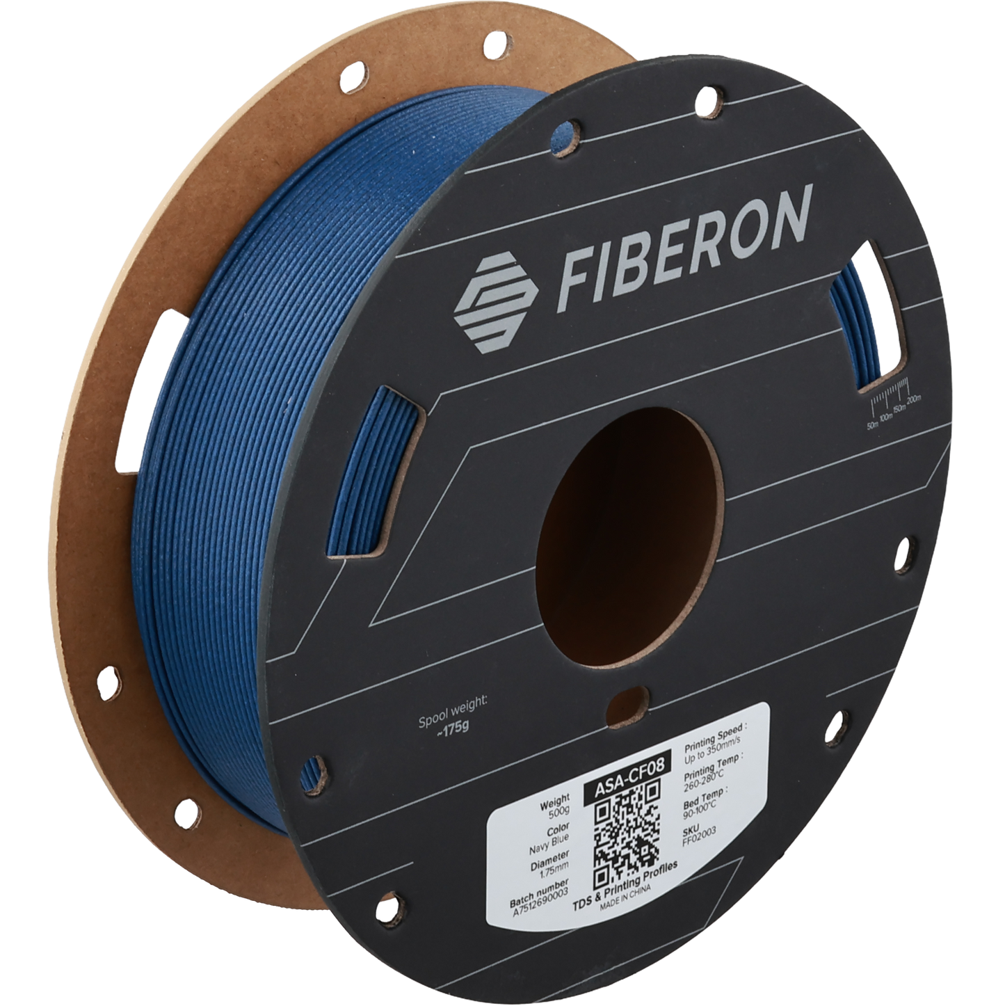 Polymaker Fiberon ASA-CF08 Navy Blue 1.75mm 500g