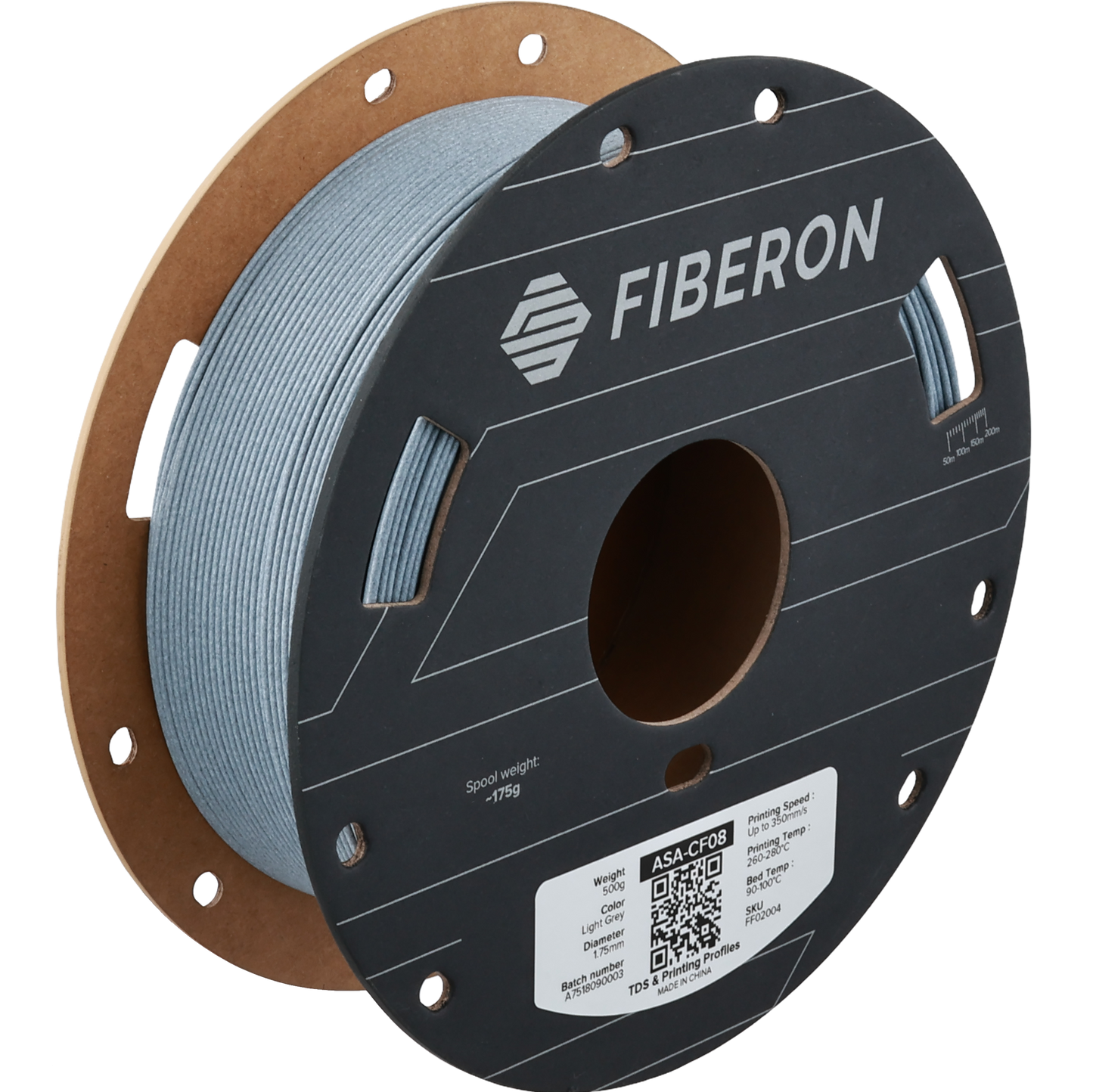 Polymaker Fiberon ASA-CF08 Light Grey 1.75mm 500g