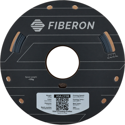 Polymaker Fiberon ASA-CF08 Dark Grey 1.75mm 500g