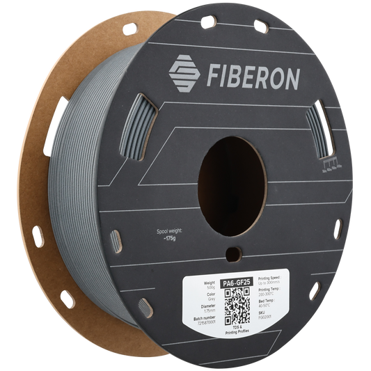 Polymaker Fiberon PA6-GF25 Gray 1.75mm 500g