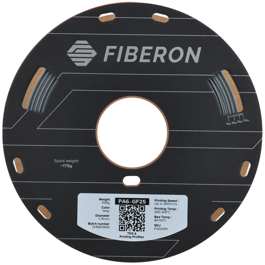 Polymaker Fiberon PA6-GF25 Gray 1.75mm 500g