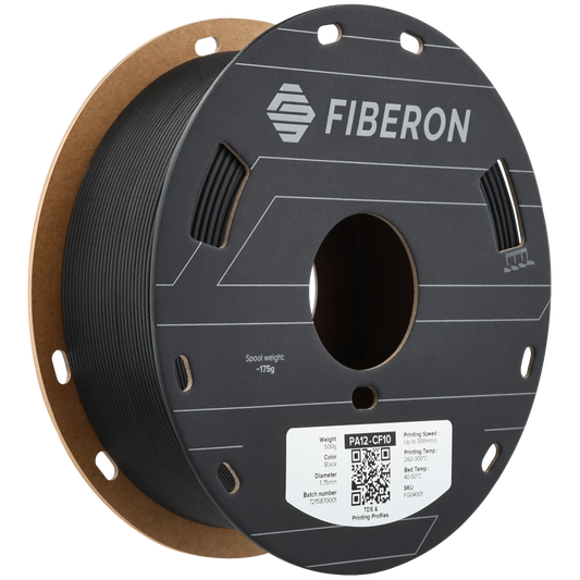 Polymaker Fiberon PA12-CF10 Black 1.75mm 500g