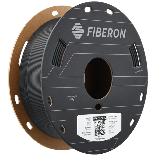 Polymaker Fiberon PA612-CF15 Black 1.75mm 500g
