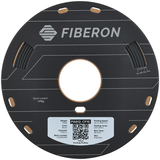 Polymaker Fiberon PA612-CF15 Black 1.75mm 500g