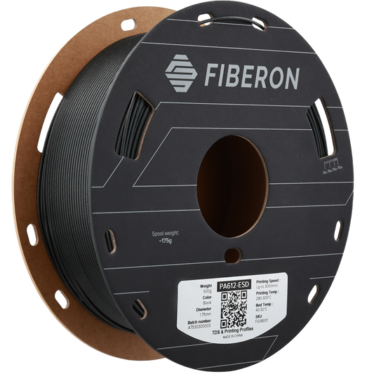 Polymaker Fiberon PA612-ESD Black 1.75mm 500g