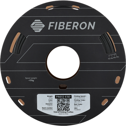 Polymaker Fiberon PA612-ESD Black 1.75mm 500g