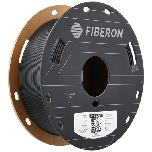 Polymaker Fiberon PET-CF17 Black 1.75 mm 500g