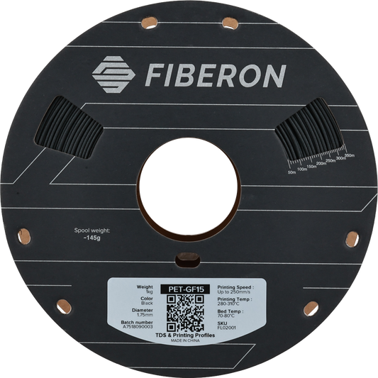 Polymaker Fiberon PET-GF15 Black 1.75mm 1kg