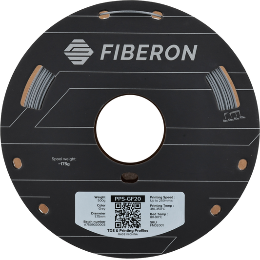 Polymaker Fiberon PPS-GF20 Gray 1.75mm 500g