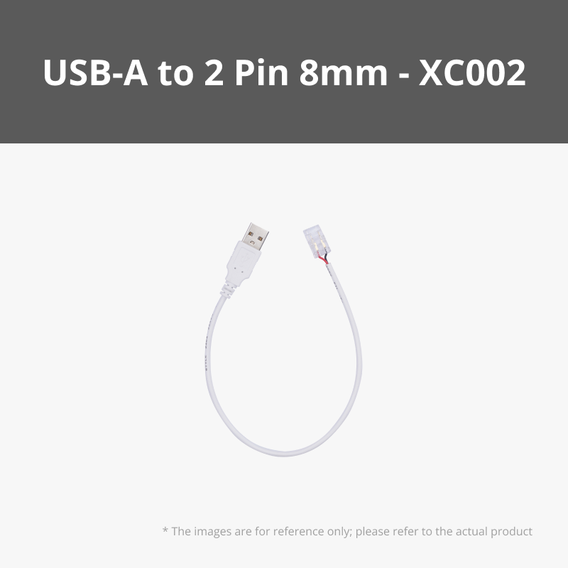 Bambu Lab USB-A to 2 pin 8mm Solderless Quick Connector