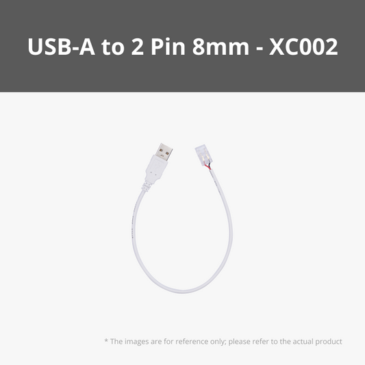 Bambu Lab USB-A to 2 pin 8mm Solderless Quick Connector