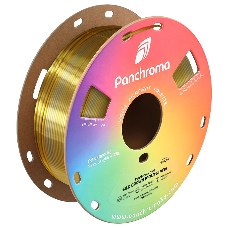 Polymaker Panchroma PLA Dual Silk Crown (Gold / Sliver) 1.75 mm 1kg