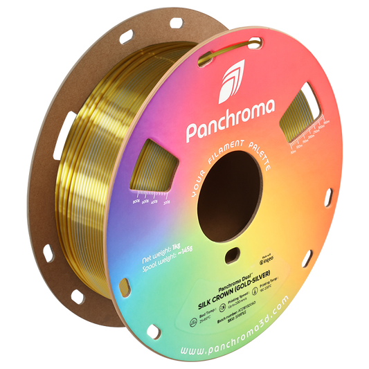 Polymaker Panchroma PLA Dual Silk Crown (Gold / Sliver) 1.75 mm 1kg