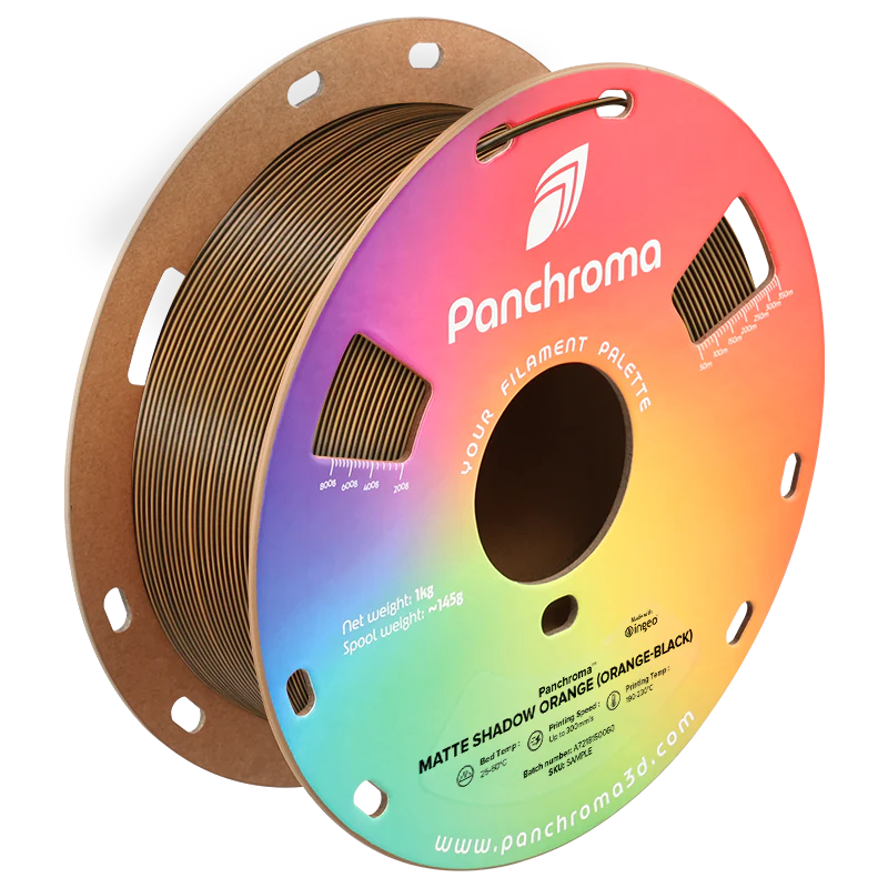 Polymaker Panchroma PLA Dual Matte Shadow Orange 1,75mm 1kg - Orange-Black