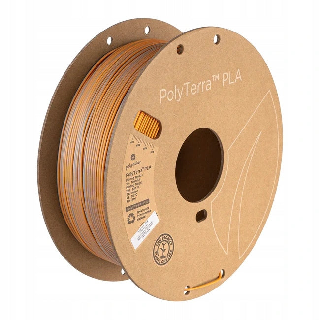 Polymaker PolyTerra PLA Dual Foggy Orange 1,75mm 1kg - Grey-Orange