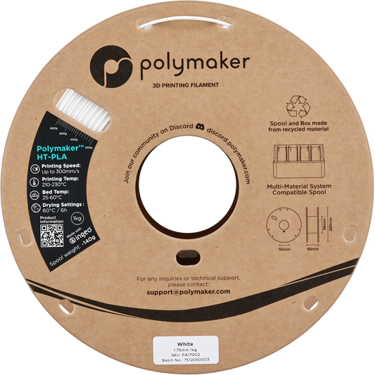 Polymaker HT-PLA White 1.75 mm 1kg