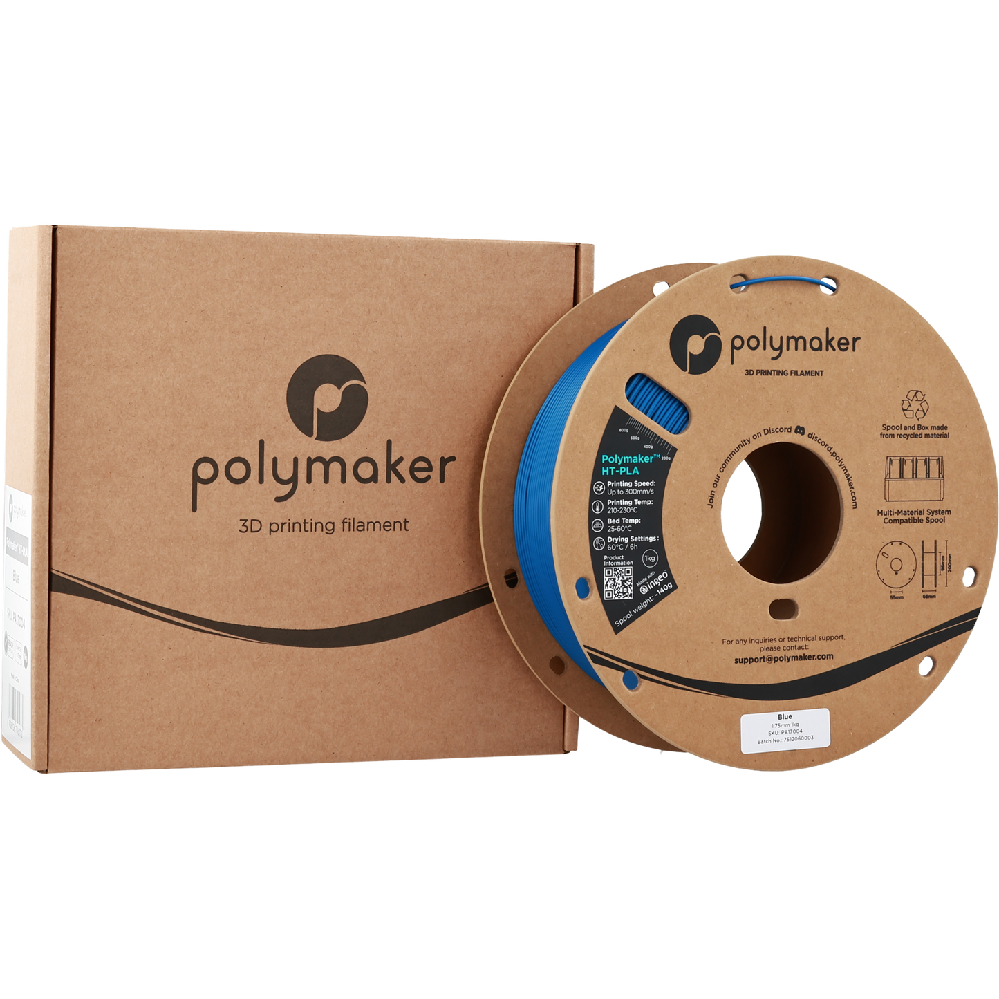 Polymaker HT-PLA Blue 1.75 mm 1kg
